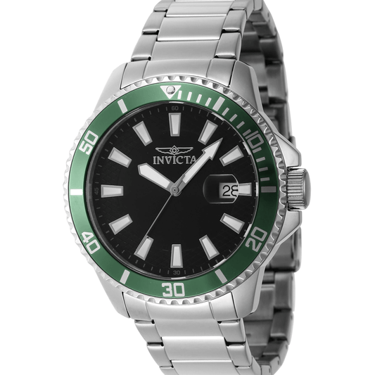 Invicta Quartz Herreur Sort/Sølv Ur 46075 - Urma.dk