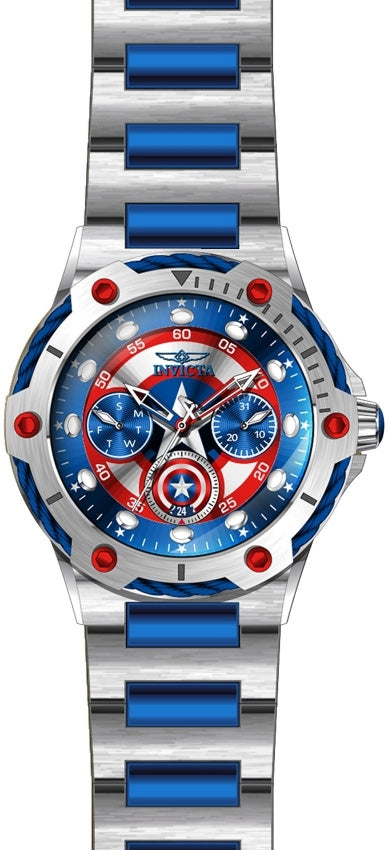 Invicta Marvel Captain America 26983 1