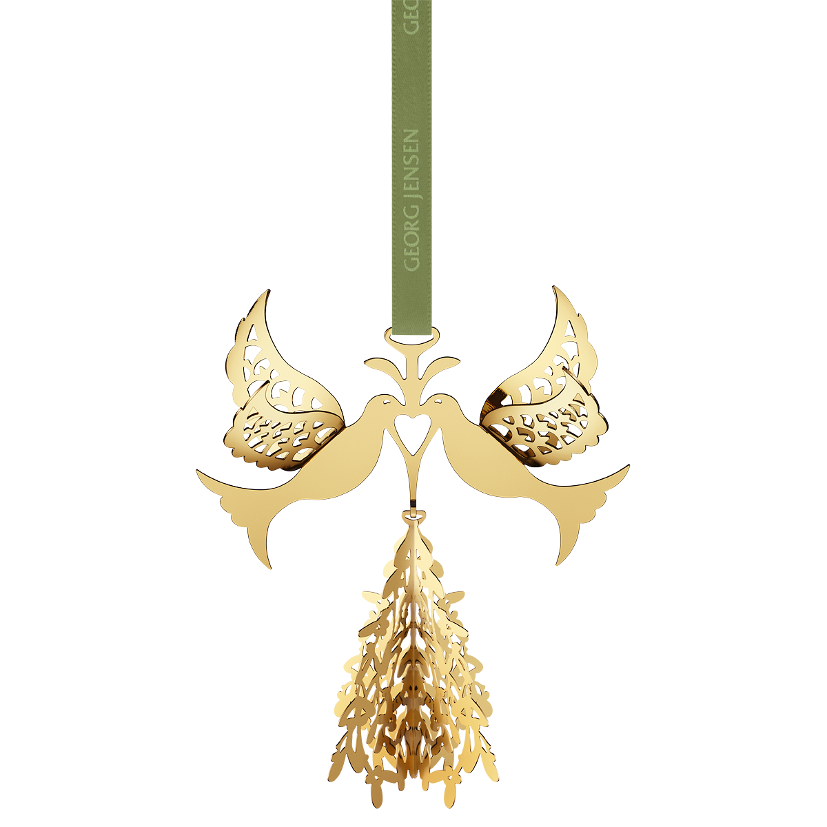 Georg Jensen juleuro 2014 - Grantræ og duer