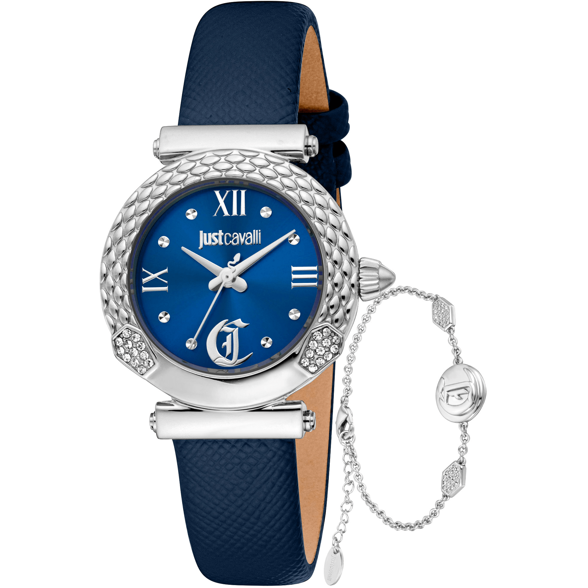 Just Cavalli Dame Blå Ur JC1L332L0015 - Urma.dk