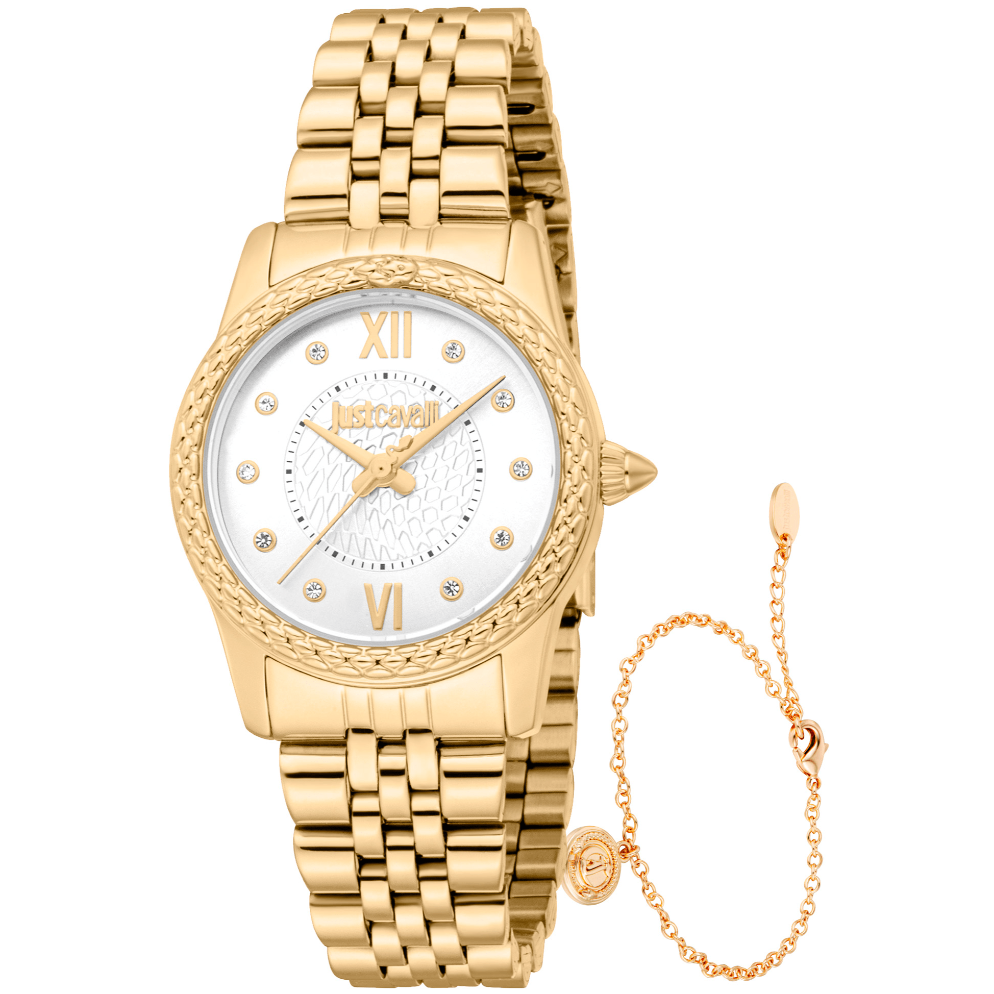 Just Cavalli Dame Guld Ur Sæt JC1L360M0055 - Urma.dk