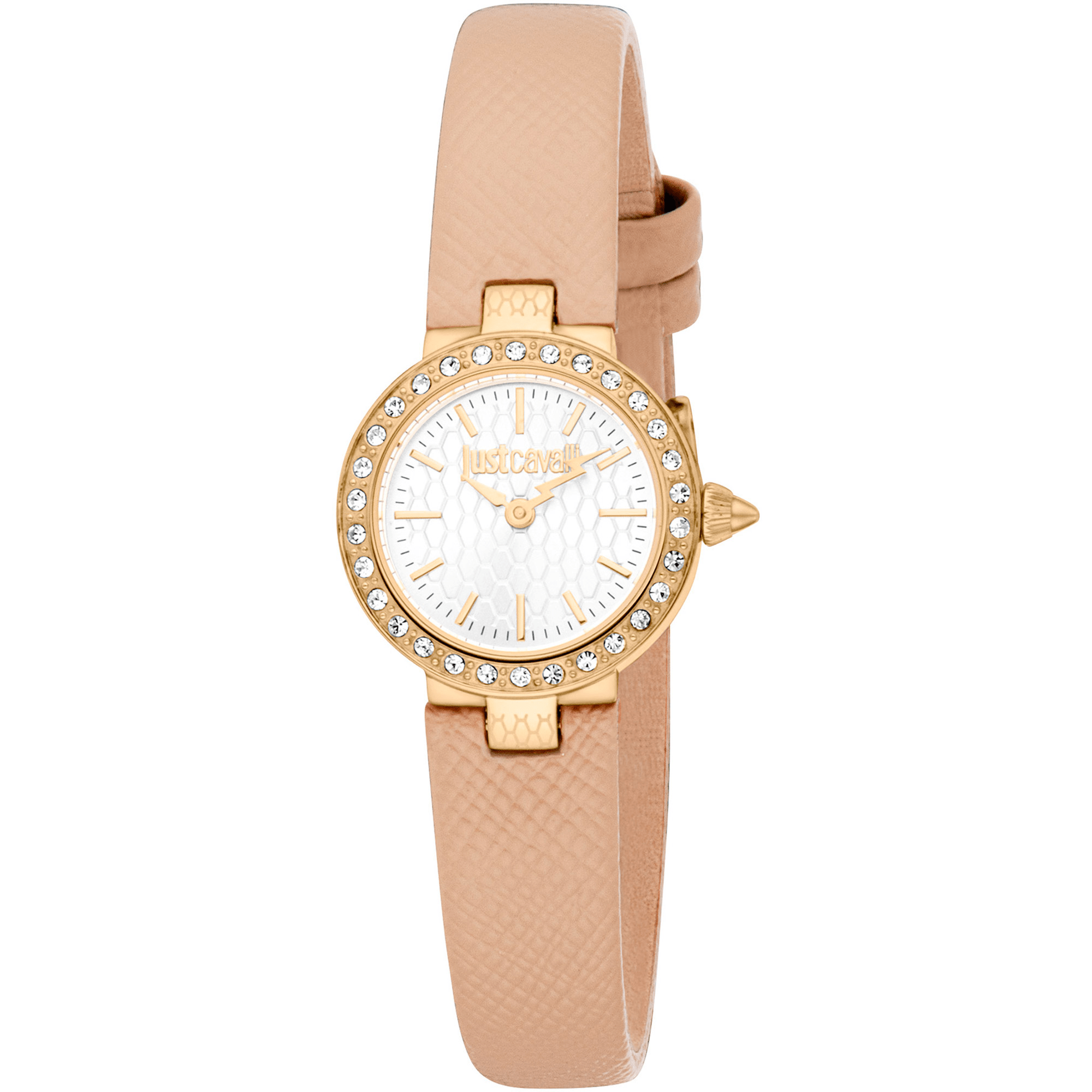 Just Cavalli Dame Guldfarvet Beige Ur JC1L362L0025 - Urma.dk
