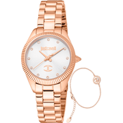 Just Cavalli Dame Rosaguld Sølv Ur JC1L267M0075 - Urma.dk