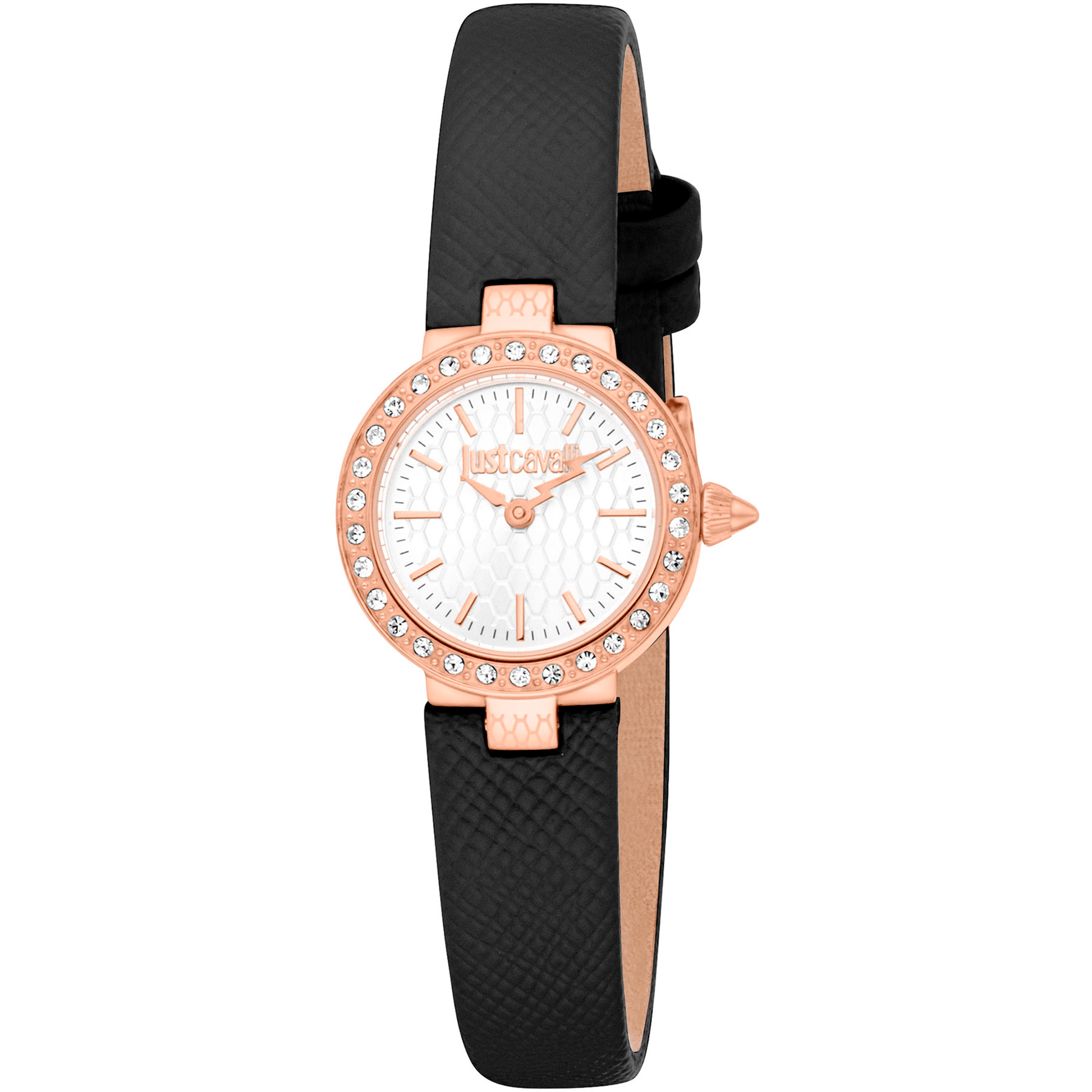 Just Cavalli Dame Rosaguld Sort Ur JC1L362L0035 - Urma.dk