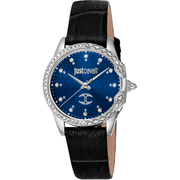Just Cavalli Dame Rustfrit Stål Blå Ur JC1L095L0315 - Urma.dk