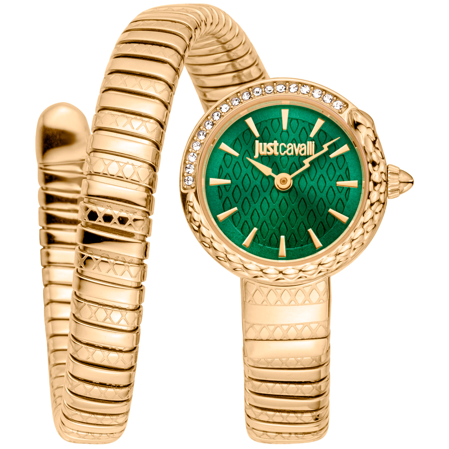 Just Cavalli Dame Rustfrit Stål Guldfarvet Ur JC1L301M0035 - Urma.dk
