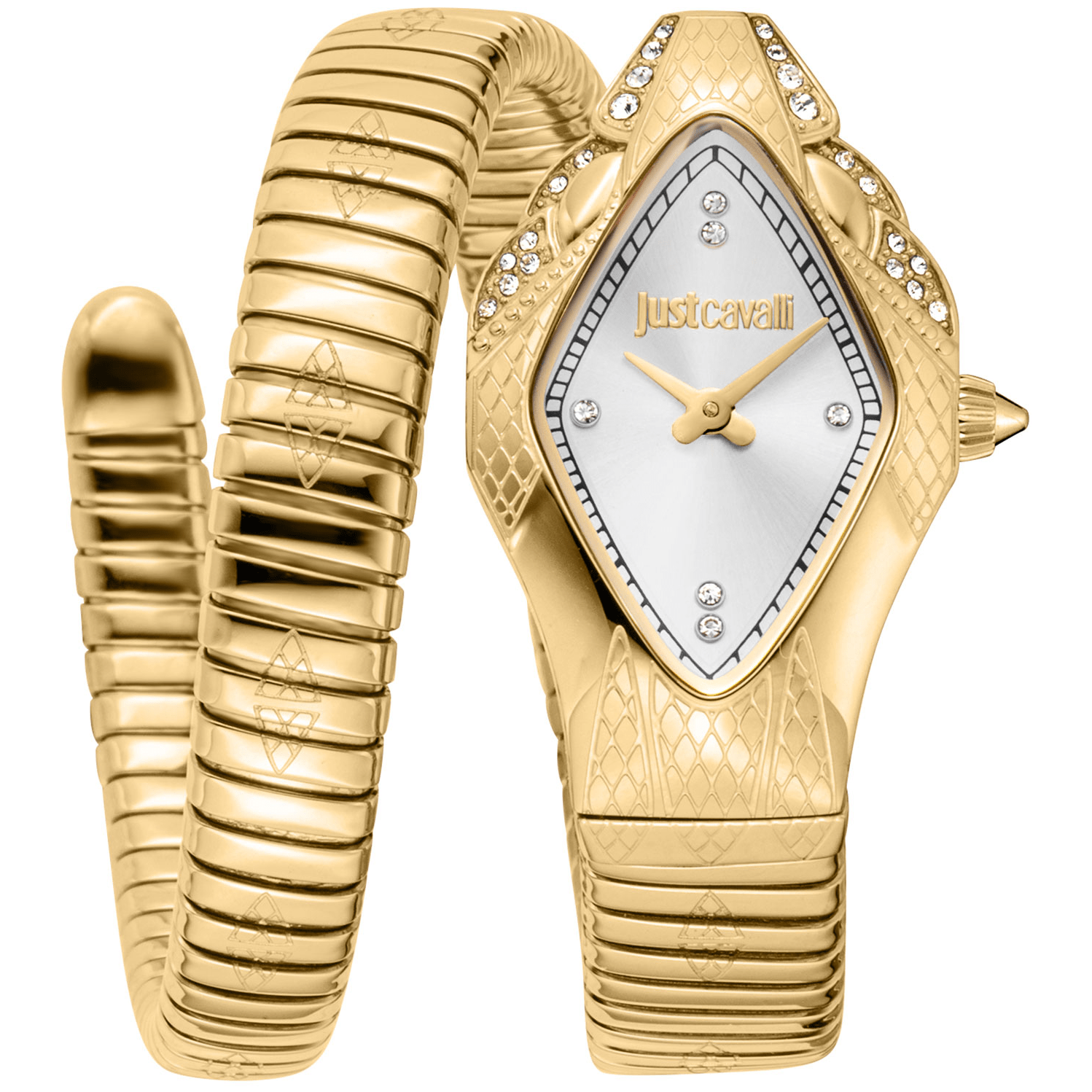 Just Cavalli Dame Rustfrit Stål Guldfarvet Ur JC1L306M0035 - Urma.dk
