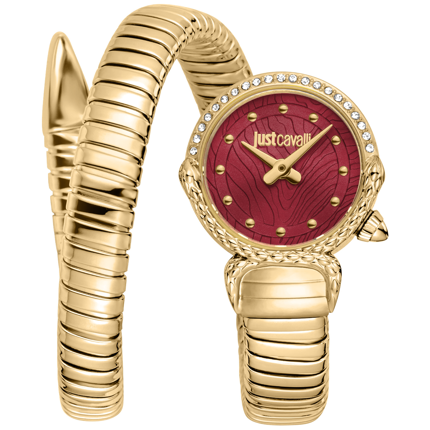 Just Cavalli Dame Rustfrit Stål Guldfarvet Ur JC1L350M0035 - Urma.dk
