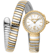 Just Cavalli Dame Rustfrit Stål Guld/Sølv Ur JC1L351M0055 - Urma.dk
