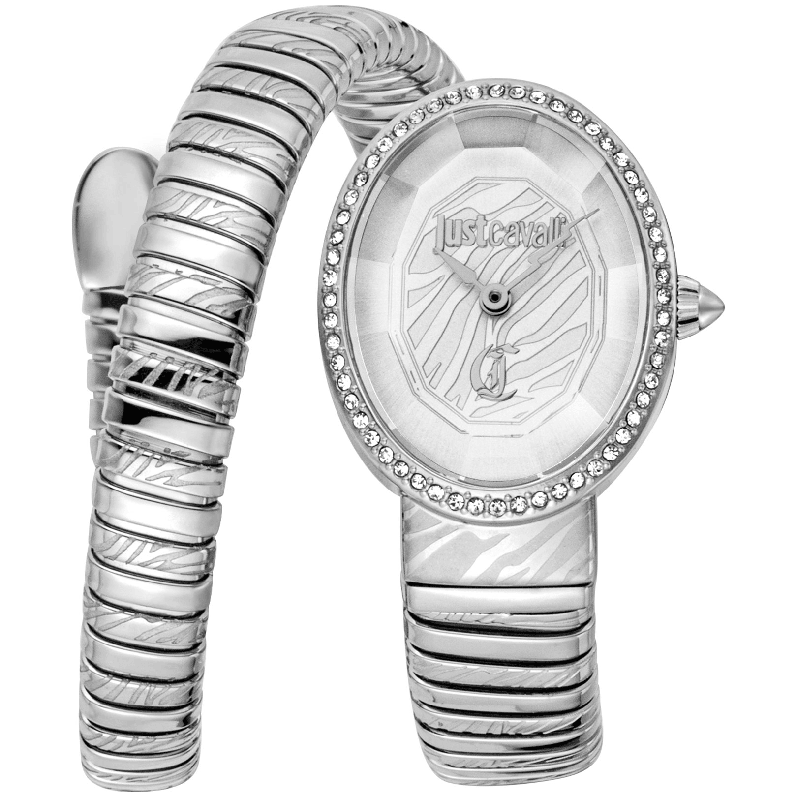Just Cavalli Dame Rustfrit Stål Sølvgrå Ur JC1L353M0015 - Urma.dk