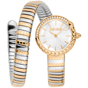 Just Cavalli Dame Rustfrit Stål Sølv/Guld Ur JC1L301M0065 - Urma.dk