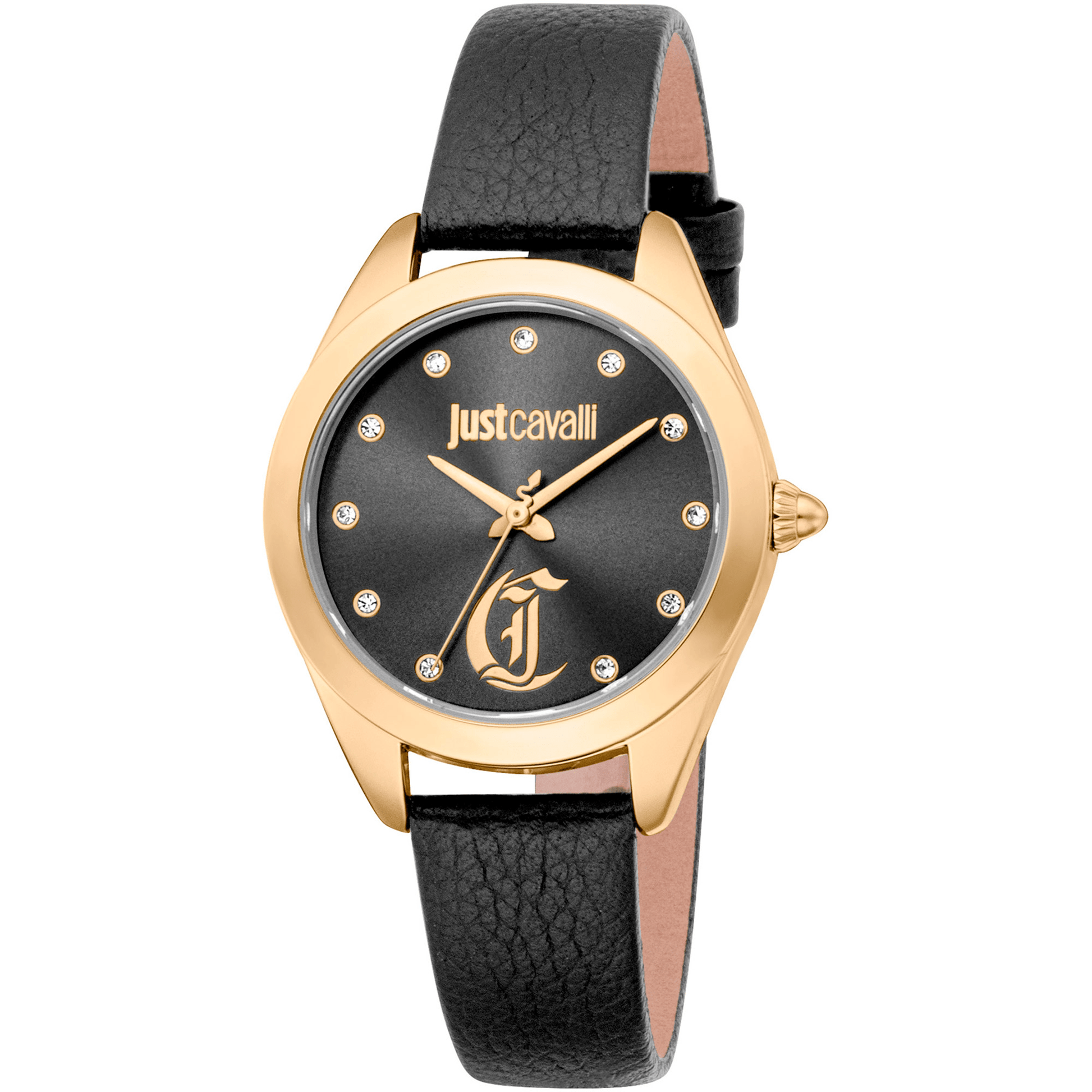 Just Cavalli Dame Rustfrit Stål Sort Ur JC1L309L0025 - Urma.dk