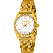 Just Cavalli Dame Sølv Guld Stål Ur JC1L313M0025 - Urma.dk