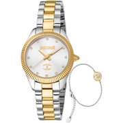 Just Cavalli Dame Sølv Guld Ur JC1L267M0085 - Urma.dk