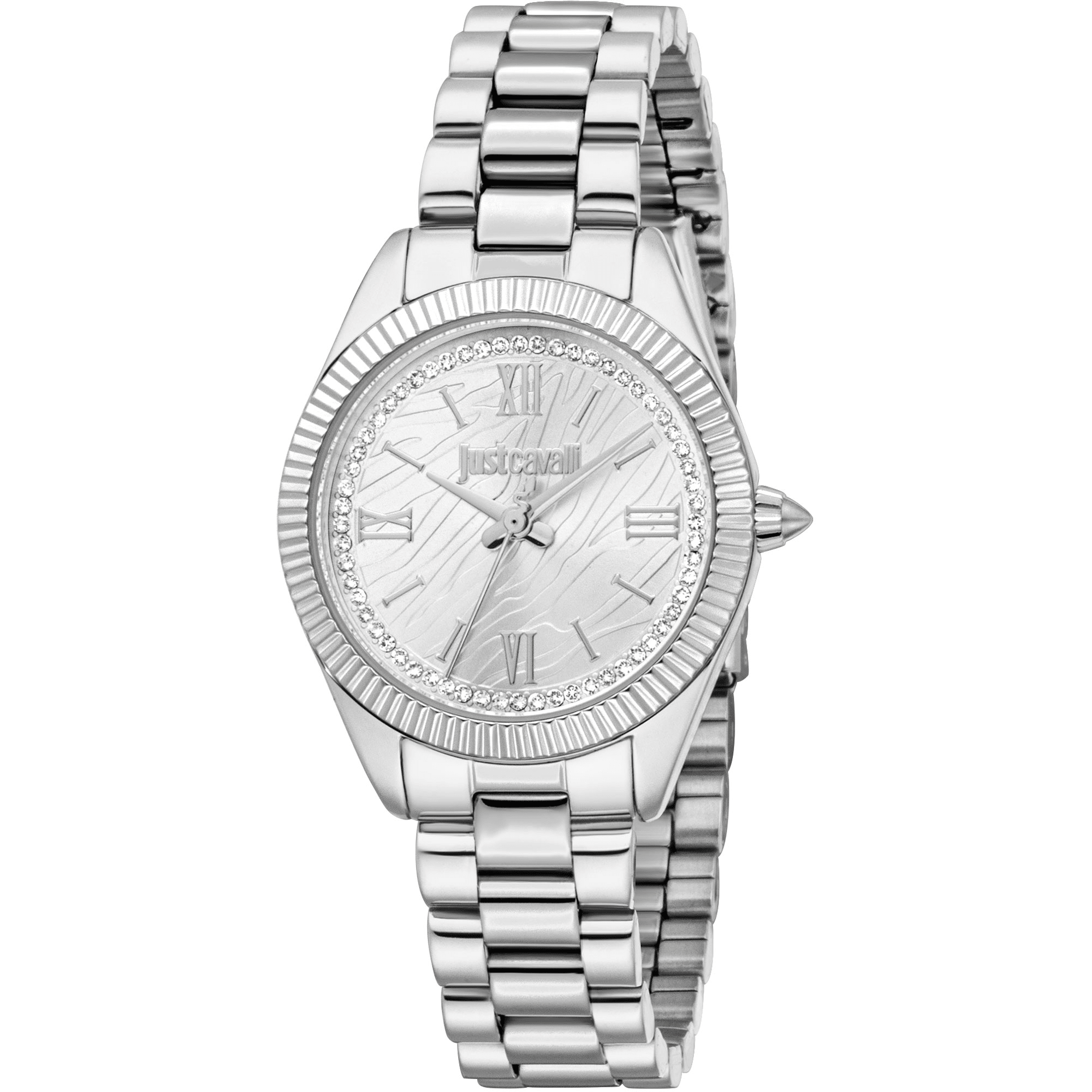 Just Cavalli Dame Sølv Stål Ur JC1L388M0045 - Urma.dk
