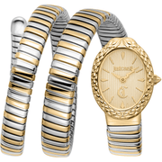 Just Cavalli Dame Ur Rustfrit Stål Guld Sølv Champagne JC1L391M0045 - Urma.dk