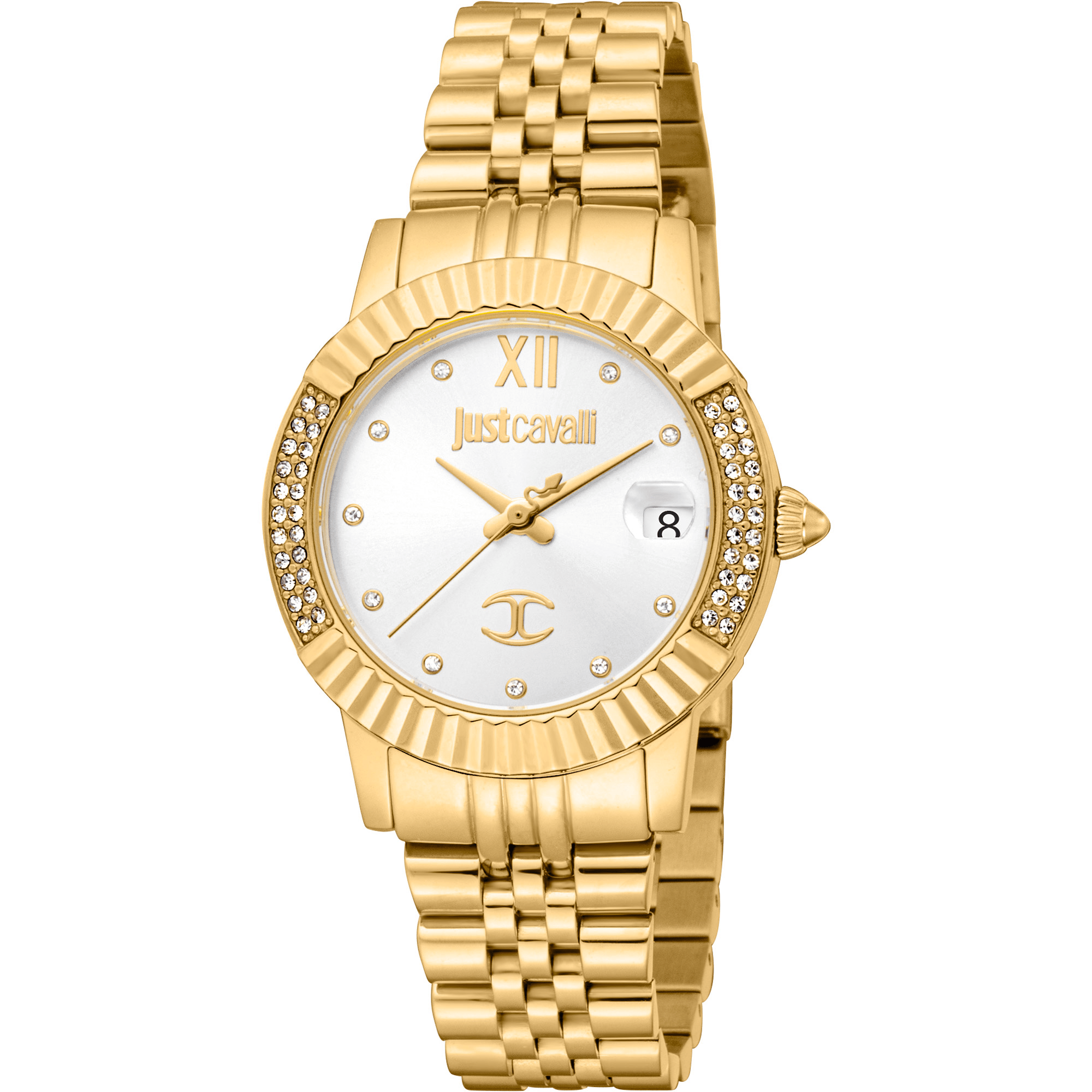 Just Cavalli Dame Ur Rustfrit Stål Guldfarvet Analog JC1L199M0025 - Urma.dk