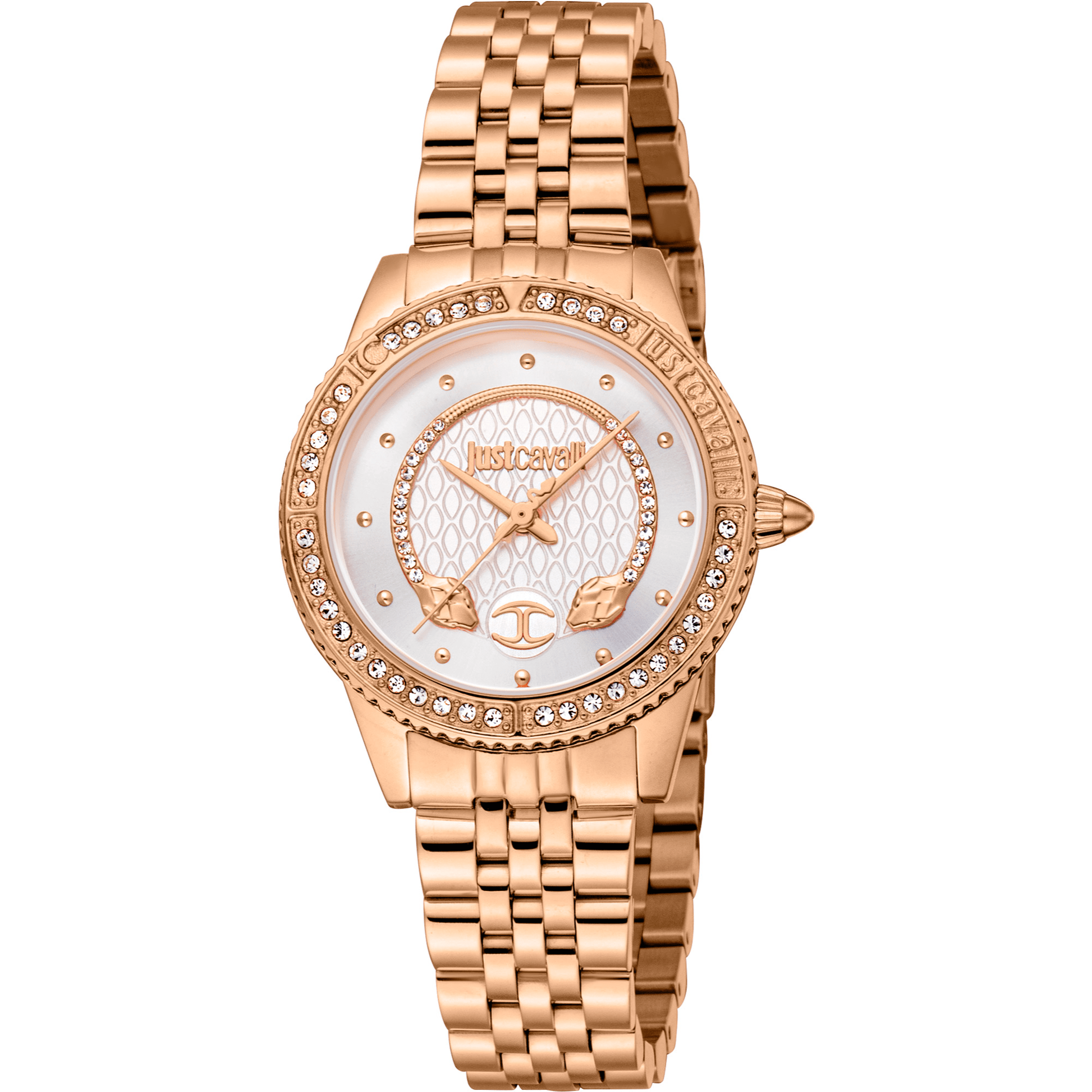 Just Cavalli Dame Ur Rustfrit Stål Rosaguld Analog JC1L275M0065 - Urma.dk