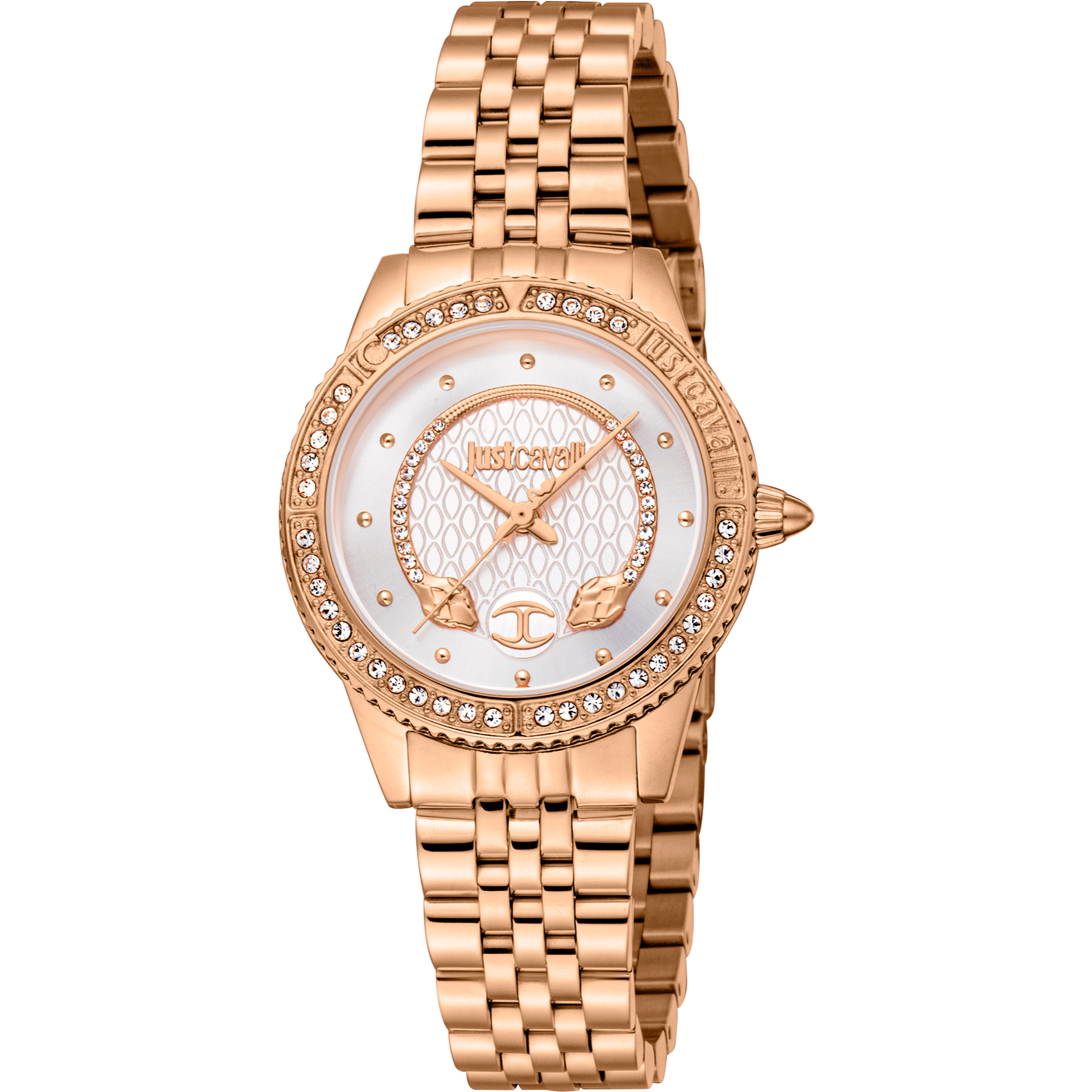 Just Cavalli Dame Ur Rustfrit Stål Rosaguld Analog JC1L275M0065 - Urma.dk