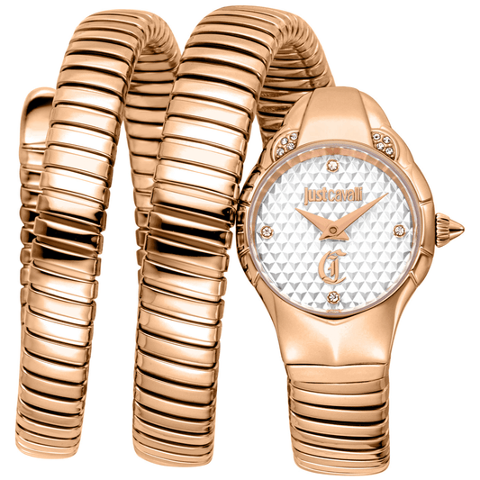 Just Cavalli Dame Ur Rustfrit Stål Rosaguld Sølv JC1L393M0035 - Urma.dk