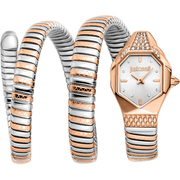 Just Cavalli Dame Ur Rustfrit Stål Sølv Rosaguld Sølv JC1L370M0065 - Urma.dk