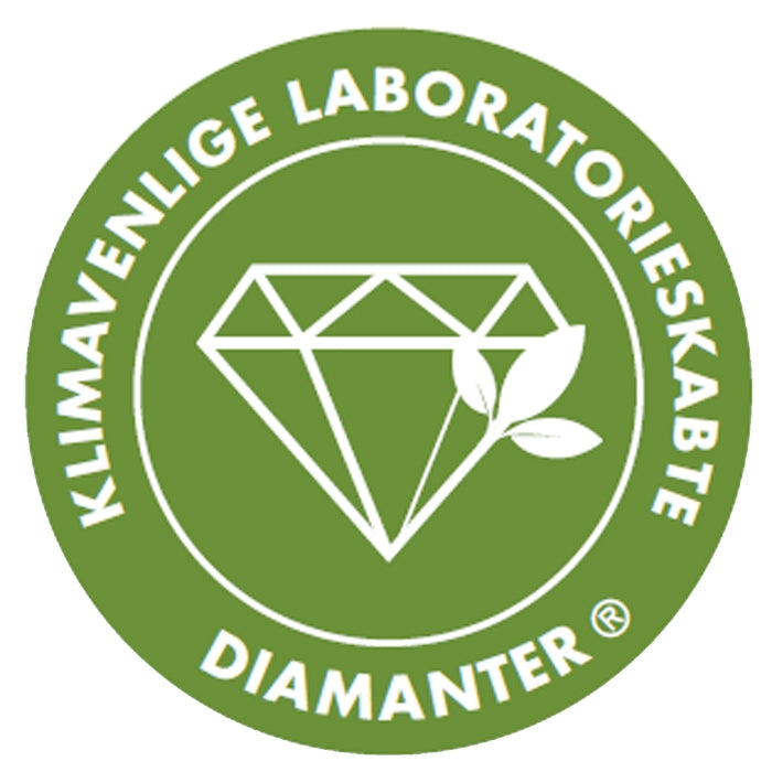 Klimavenlige laboratorieskabte diamanter