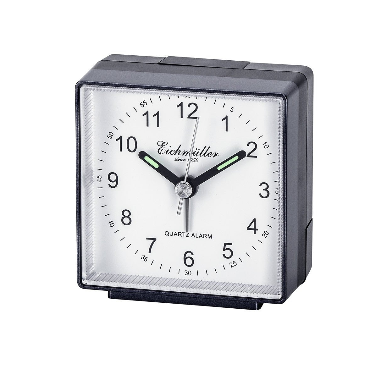 Kompakte vækkeure med lydløs sekundviser - Grå - Urma.dk