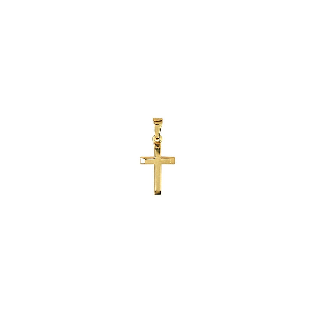 Kors vedhæng i 8 karat guld - 10 x 15 mm - Urma.dk