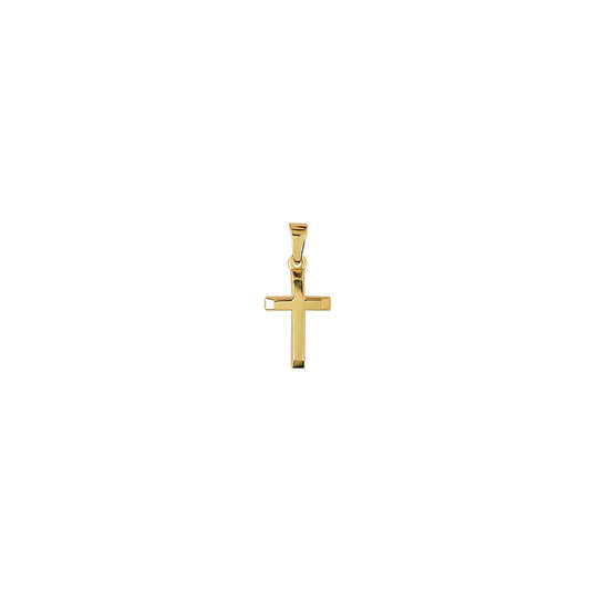 Kors vedhæng i 8 karat guld - 10 x 15 mm - Urma.dk