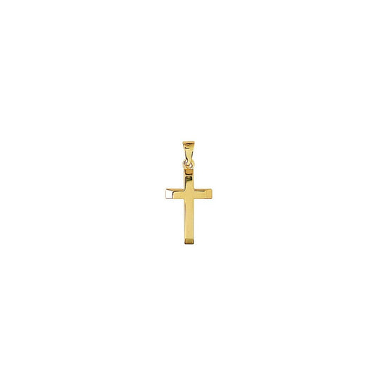 Kors vedhæng i 8 karat guld - 11,5 x 18 mm - Urma.dk