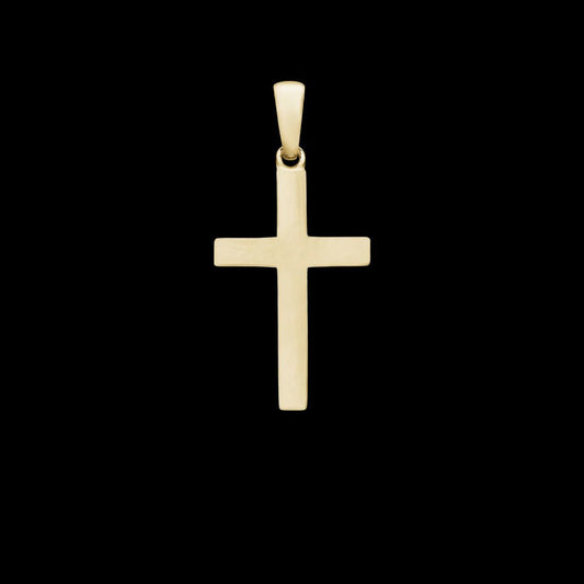 Kors vedhæng i 8 karat guld - 16 x 24,5 mm - Urma.dk