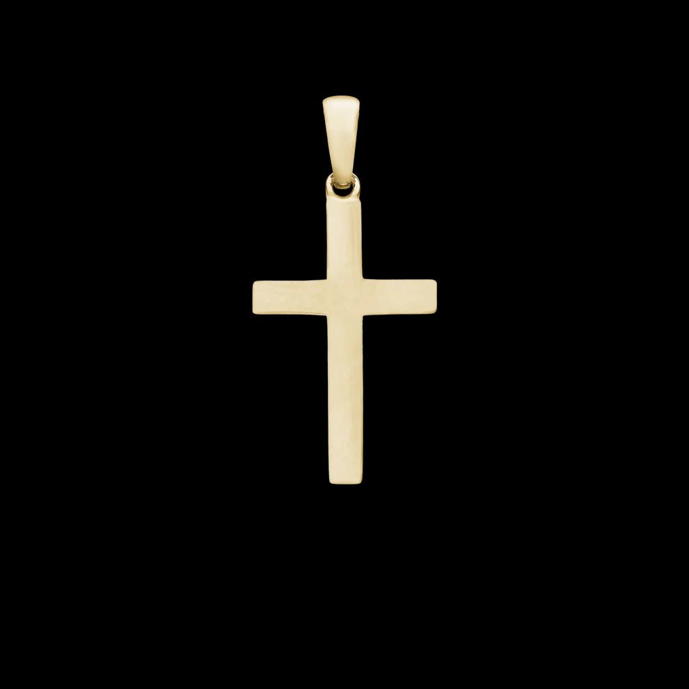 Kors vedhæng i 8 karat guld - 16 x 24,5 mm - Urma.dk