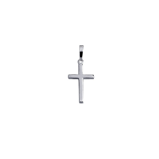 Kors vedhæng i sterling sølv - 13 x 19,5 mm - Urma.dk