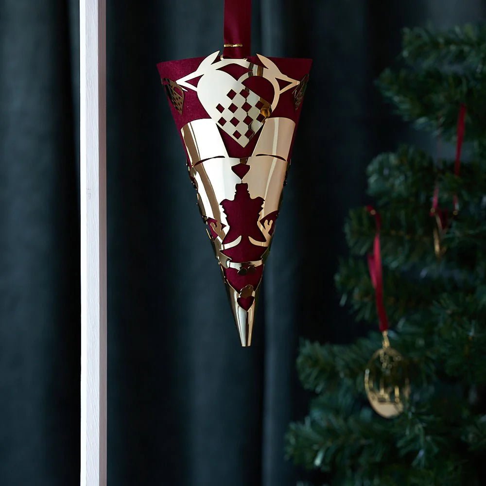 Kræmmerhus 20cm - jubilæum - 18k forgyldt - Urma.dk