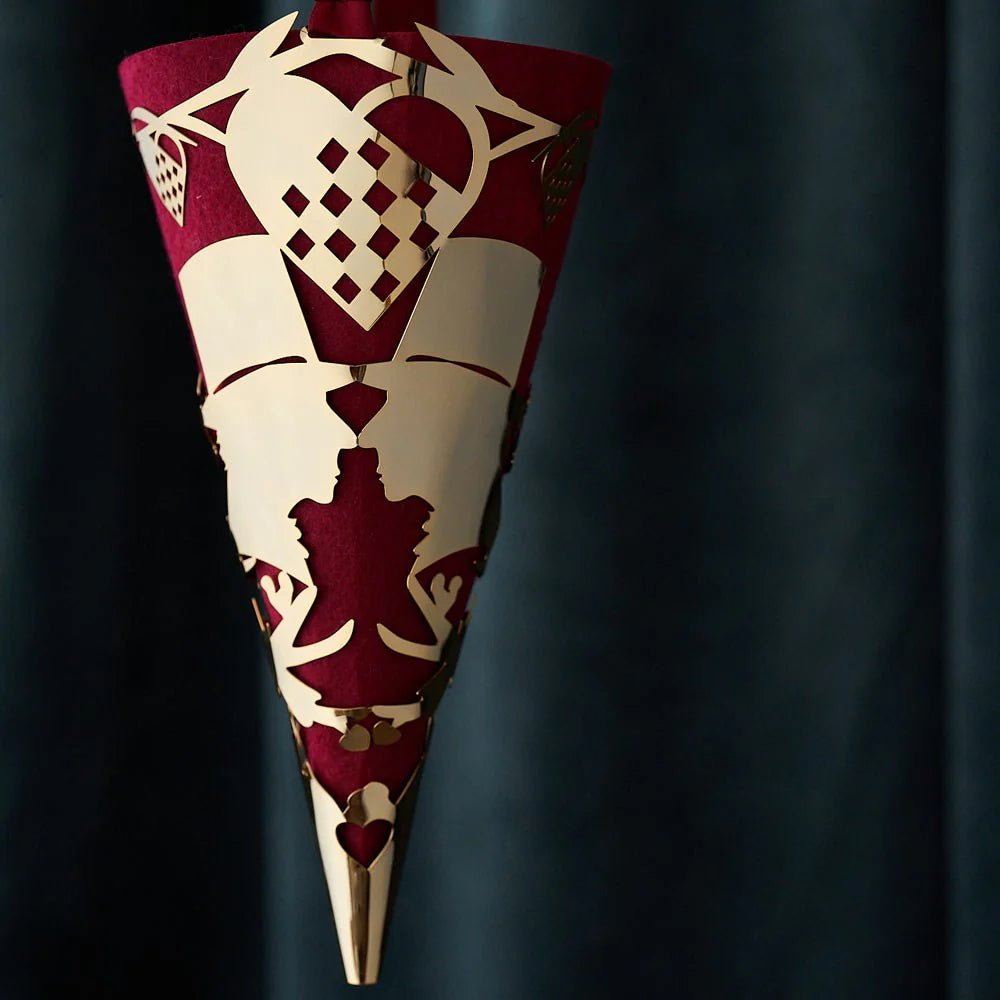 Kræmmerhus 20cm - jubilæum - 18k forgyldt - Urma.dk