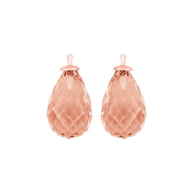 Kvartsglas facetteret farve12 m/rfg sølv - par - Urma.dk