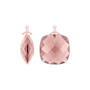 Kvartsglas facetteret farve12 m/rfg sølv - par - Urma.dk