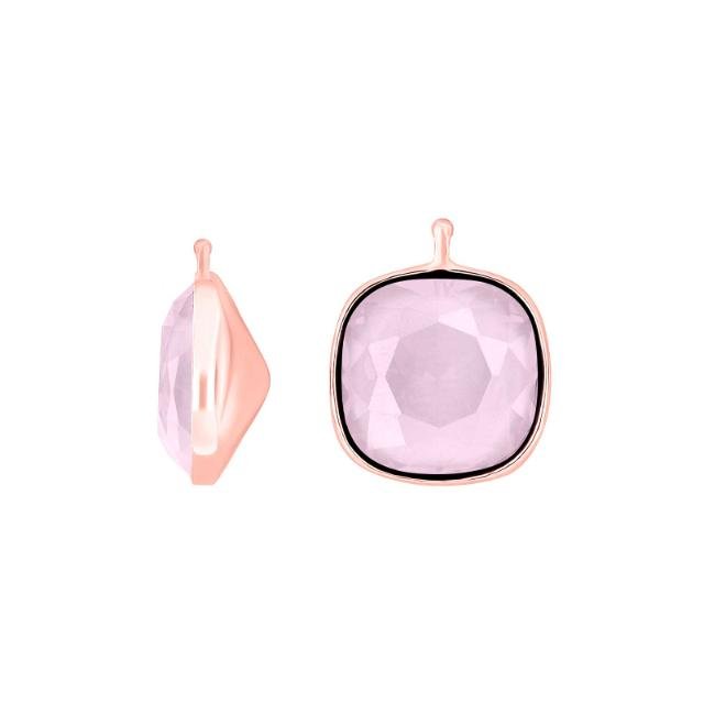 Kvartsglas facetteret farve22 m/rfg sølv - par - Urma.dk