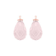 Kvartsglas facetteret farve25 m/rfg sølv - par - Urma.dk