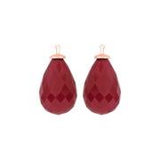 Kvartsglas facetteret farve28 m/rfg sølv - par - Urma.dk