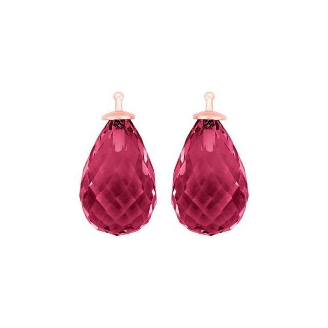 Kvartsglas facetteret farve30 m/rfg sølv - par - Urma.dk