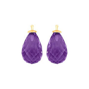 Kvartsglas facetteret farve32 m/fg sølv - par - Urma.dk