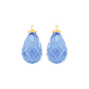 Kvartsglas facetteret farve36 m/fg sølv - par - Urma.dk