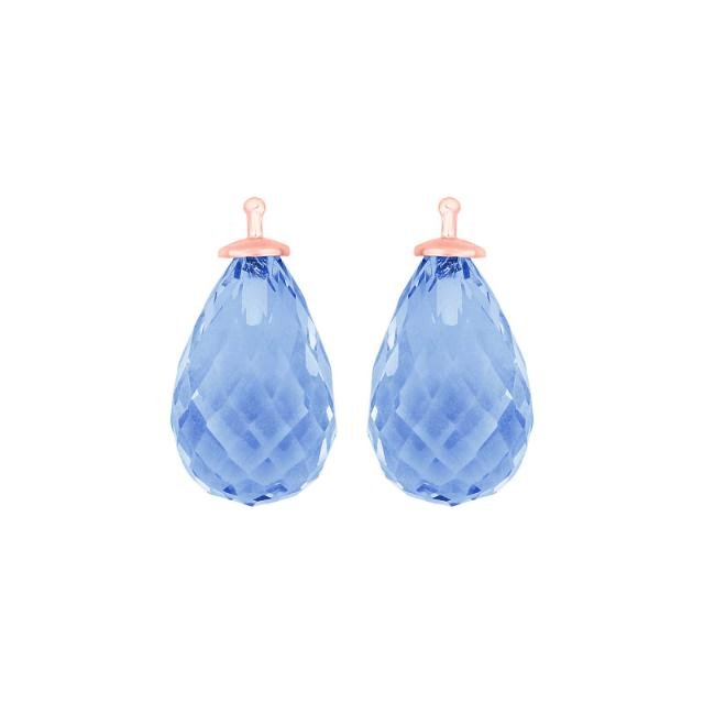 Kvartsglas facetteret farve36 m/rfg sølv - par - Urma.dk