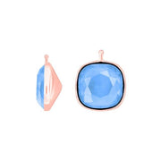 Kvartsglas facetteret farve37 m/rfg sølv - par - Urma.dk