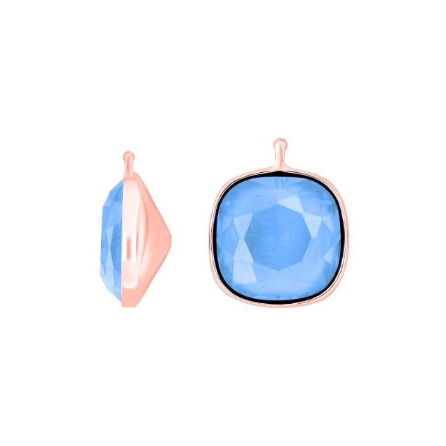 Kvartsglas facetteret farve37 m/rfg sølv - par - Urma.dk