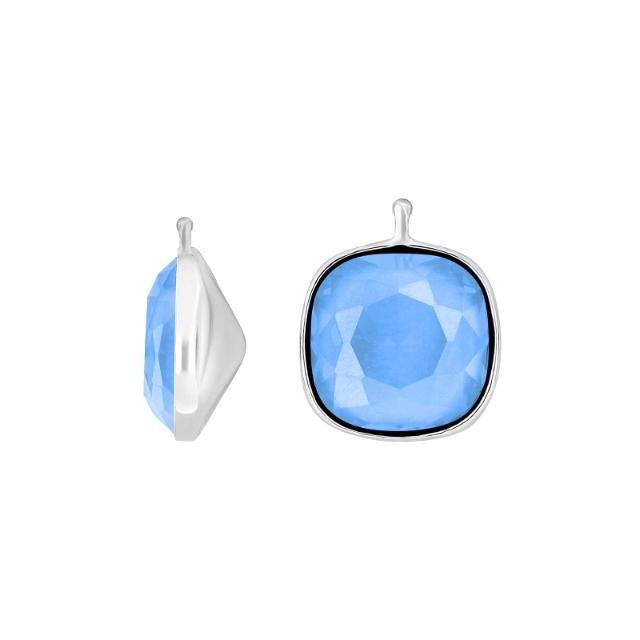 Kvartsglas facetteret farve37 m/rh sølv - par - Urma.dk