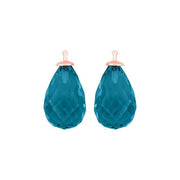 Kvartsglas facetteret farve42 m/rfg sølv - par - Urma.dk