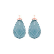 Kvartsglas facetteret farve47 m/rfg sølv - par - Urma.dk