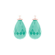 Kvartsglas facetteret farve49 m/rfg sølv - par - Urma.dk